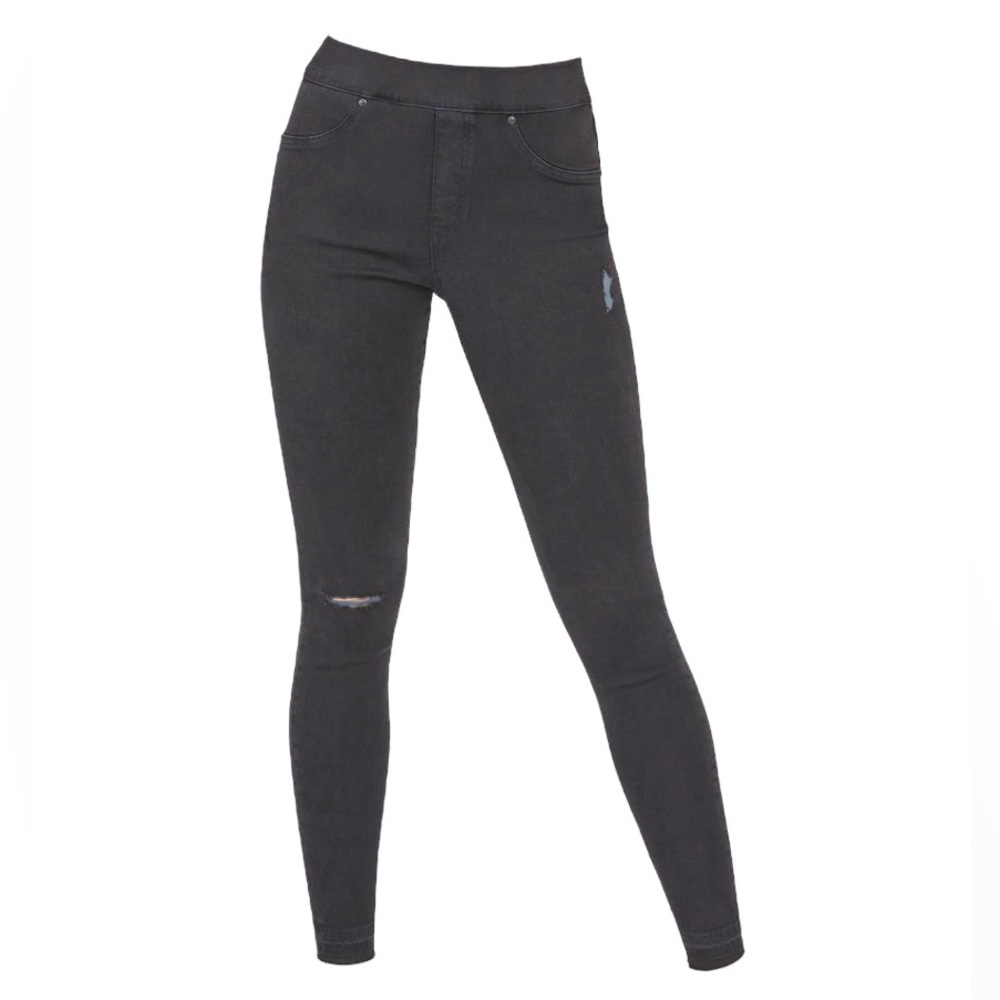 Spanx Distressed Ankle Skinny, S/P in vintage black